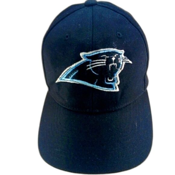 Panthers Embroidered Cap/Hat Hook&Loop Closure Branded  Logo.................... - Picture 1 of 8